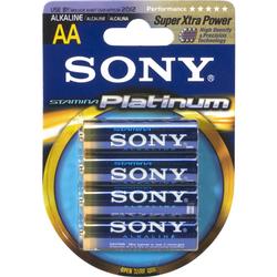 Sony Batteries Sony Platinum Alkaline Battery - Alkaline - 1.5V DC - General Purpose Battery