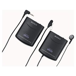 Sony WCS-999 Wireless Microphone - Electret - Lapel - 100Hz to 15kHz - Wireless