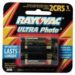Rayovac Spectrum Brands 2CR5 Size Ultra Photo Battery - 6V DC - General Purpose Battery