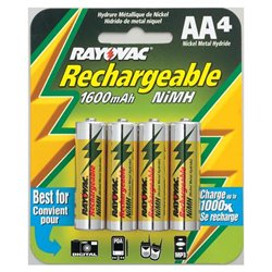 Rayovac Spectrum Brands AA NiMH General Purpose Battery - Nickel-Metal Hydride (NiMH) - General Purpose Battery