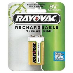 Rayovac Spectrum Brands NiMH General Purpose Battery - Nickel-Metal Hydride (NiMH) - 9V DC - General Purpose Battery