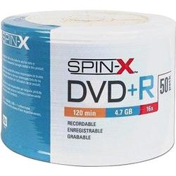 Spin-X 16x 4.7GB 120-Min DVD Media 50-Piece Pack
