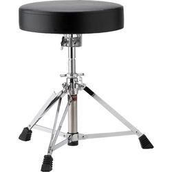 Stagg Music DT-62R Double-Braced Drum Throne - Black Vinyl Covering