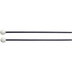Stagg Music SMB-WN1 Pair of Maple Bell Mallets with Spherical White Nylon Head