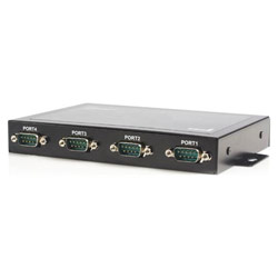 STARTECH.COM USA LLP Startech 4 Port Professional USB to Serial Adapter Hub with COM Retention
