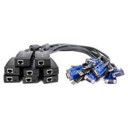 STARTECH.COM Startech.com Server Interface Module for USB - Type A Male USB, 15-pin HD-15 Male to RJ-45 Female (SV5USBS8P)