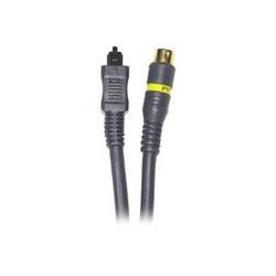 Steren 253-006BL S-Video/Toslink(tm) Fiber Optic Digital Audio Cable - 6 feet