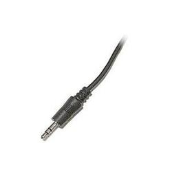 Steren Audio Cable - 1 x Mini-phone - 1 x Mini-phone - 6ft - Black