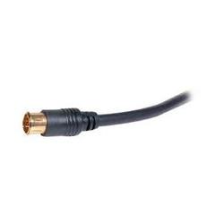 Steren F-Quick Coaxial Cable - 1 x F-connector - 1 x F-connector - Black