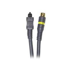 Steren Optical S-Video Patch Cable - 2 x S-Video - 2 x Toslink - 3ft - Blue