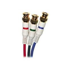 Steren Python HDTV Component Cable - 3 x BNC - 3 x BNC - 12ft - Ivory