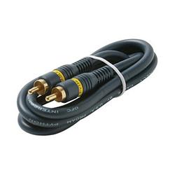 Steren Python Home Theater Audio Cable - 1 x RCA - 1 x RCA - 3ft - Blue