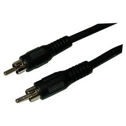 Steren RG59/U RCA Coaxial Cable - 1 x RCA - 1 x RCA - 6ft - Yellow
