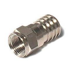 Steren RG59 Universal F Type Crimp Connector - A/V Connector - F-connector