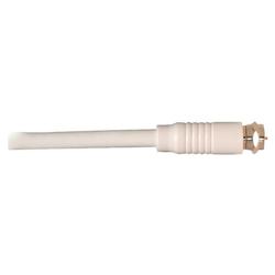 Steren RG6 High-Grade Coaxial Cable - 1 x F-connector - 1 x F-connector - 12ft - White