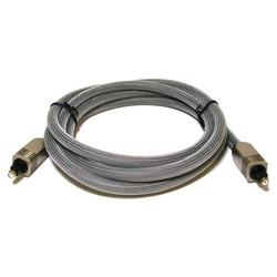 PTC Super Durable Toslink Fiber Optic Male to Male Cable, 12 ft.