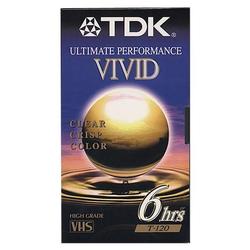 TDK Vivid VHS Videocassette - VHS - 120Minute
