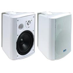 TIC ASP120-W Indoor/Outdoor Speakers - White, Aluminum