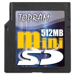 TOPRAM Technology TOPRAM 512MB miniSD Card