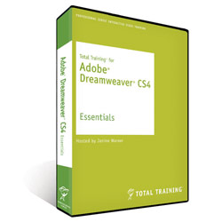 Total Training TOTAL TRAINING for Adobe Dreamweaver CS4: Essentials