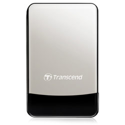 TRANSCEND INFORMATION Transcend 2.5 StoreJet Portable Hard Drive with Leather Zipper Case 500GB Classic