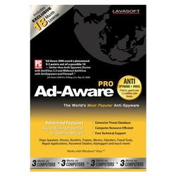 Tri Synergy Ad-Aware Pro 2008 with Anti-Virus 3-User - Windows