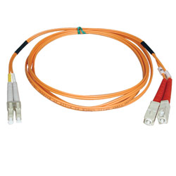 Tripp Lite Multimode Fiber Optics 7-meter (23-ft.) Duplex MMF 62.5/125 Patch Cable, LC/SC