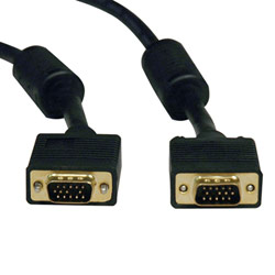 Tripp Lite SVGA Monitor Gold Cable w/RGB Coax HD15M/M, 3ft