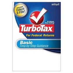 Intuit TurboTax Basic Federal + Federal E-File 2008 DVD