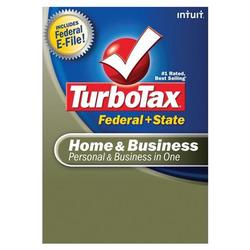 Intuit TurboTax Home & Business + State + Federal E-File 2008 DVD