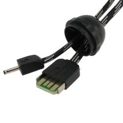 Eforcity USB Charging Cable w/ Strap for Nokia N90, Black by Eforcity