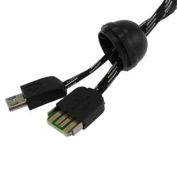 Eforcity USB Data Cable w/ Strap for Motorola RAZR2 V8, Black by Eforcity