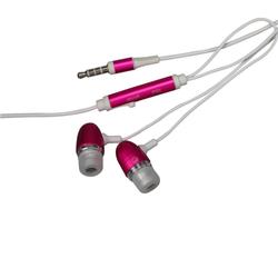 Eforcity Universal 3.5mm In-Ear Stereo Headset w/ On-off & Mic, Hot Pink by Eforcity