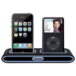 Isound i.Sound Twin Charging Dock (works with iPhone 3G, iPhone, iPod Touch, and iPods)