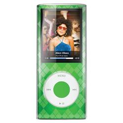 ISKIN iSkin ISKVBSN4AE Vibes Clear Skin Protective Bodyguard for iPod Nano 4G - Argyle