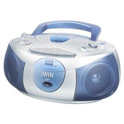 jWIN Electronics JX-CD462DS Portable CD Boombox with Cassette Player