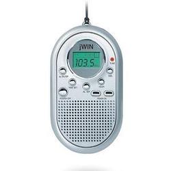 JWIN jWIN MiniI AM/FM Pocket Alarm Clock Radio - LCD (JXM10SIL)