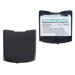 Wireless Emporium, Inc. 1300 mAh Extended Lithium-ion Battery for Motorola V3 Razr w/Black Doo