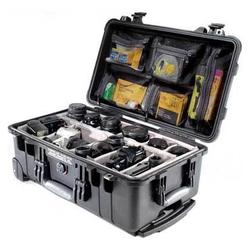 Pelican 1510 Carry On Watertight Hard Case with Padded Dividers - Black