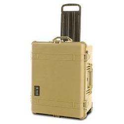 PELICAN PRODUCTS 1620 Case, Desert Tan, With Wheels, With Foam
