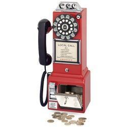 Crosley 1950's Pay Phone - Red - - CR56-RE