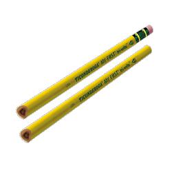 Dixon Ticonderoga Co. #2 Pencil, Triangular Shape, Beginner Without Eraser, 36/BX (DIX13084)