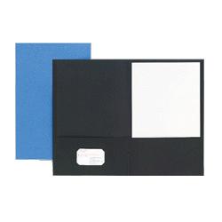 Esselte Pendaflex Corp. 2-Pocket Portfolio,150-Sheet Capacity, Legal, 25/BX, Black (ESS5012705)