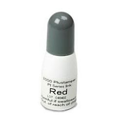 Consolidated Stamp 2000 PLUS Custom Flash Ink Refills, 1ml Bottle, Red (COS090717)