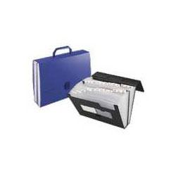 Esselte Pendaflex Corp. 26-Pocket Expanding Poly Document Carrying Case, Sky Blue (ESS01132)