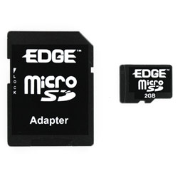 Edge 2GB MicroSD w/ SD Adapter by EdgeTech