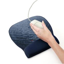 3M VISUAL SYSTEMS DIVISION 3M Precise Mousing Surface with Wrist Rest - Blue
