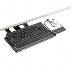 3M Sit/Stand Adjustable Keyboard Tray - 23 x 26.5 x 10.62 - Black