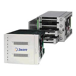 3WARE 3ware RAID Drive Cage - Storage Bay Adapter - 4 x 3.5 - 1/3H Internal Hot-swappable