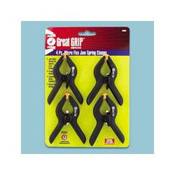 Great Neck Saw Mfg 4-Piece Flex Jaw 3/4 Spring Clamps (GNS66000)